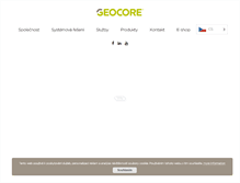 Tablet Screenshot of geocore.cz